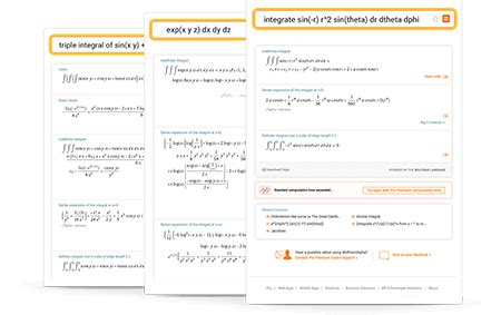 Triple Integral Calculator: Step-by-Step Solutions - Wolfram|Alpha