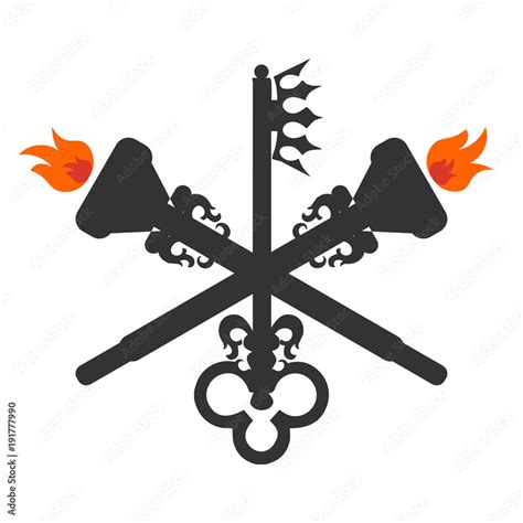 Goddess Hecate also known as triple goddess Crone vector symbol. Hecate ...