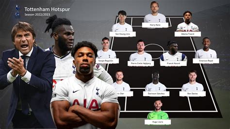 TOTTENHAM HOTSPUR POTENTIAL LINE-UP 2022/2023 | ft. ADAMA TRAORE ...