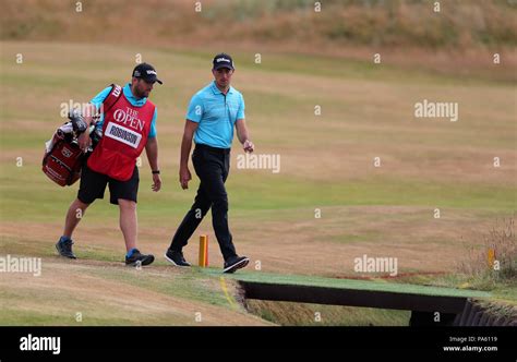 England's James Robinson during day two of The Open Championship 2018 ...