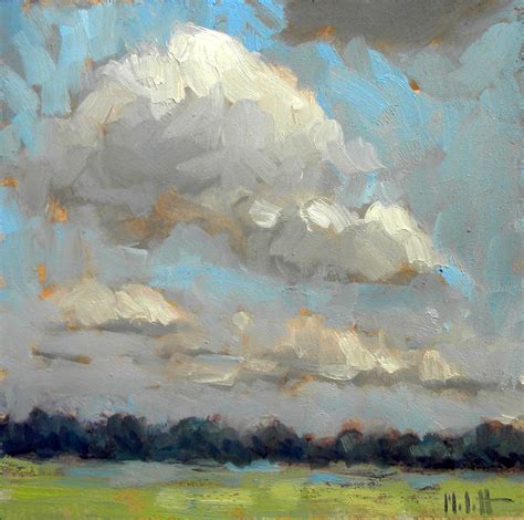 Heidi Malott Original Paintings: Impressionist Sky Clouds Landscape ...