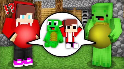 How Mikey & JJ Born Baby JJ and Baby Mikey in Minecraft (Maizen Mazien ...