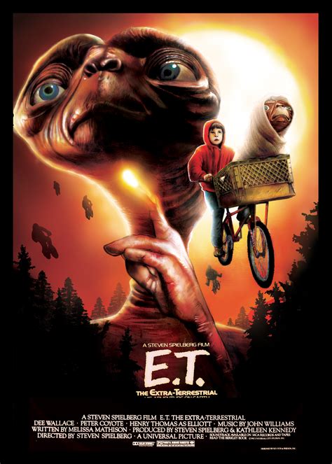 ET - The Extraterrestial - PosterSpy in 2021 | Best movie posters ...