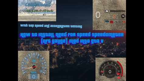 How To Install NFS Gauge For GTA 5 **Speedometer Mod With Different ...