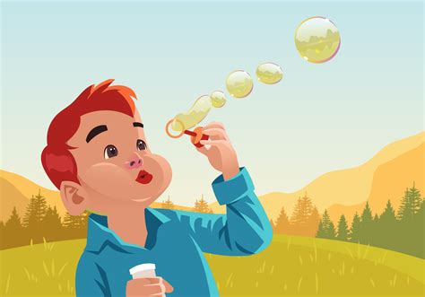 45 best ideas for coloring | Blowing Bubbles Cartoon