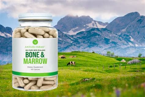 Antler Farms - 100% Pure New Zealand Bone & Marrow, 180 Capsules, 750mg ...