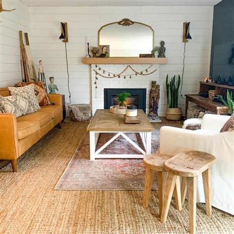 Bohemian Living Room With Layered Rugs - Soul & Lane