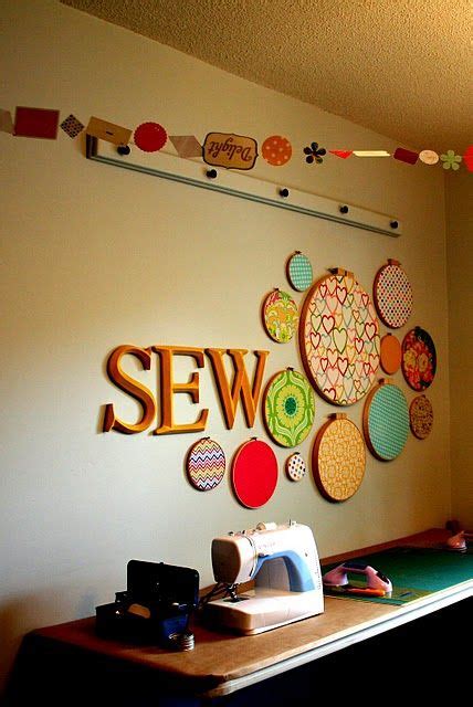 I love this art idea. Maybe use the word "Craft" instead of Sew! (I ...