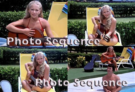 Charlene Tilton in swimsuit DALLAS PHOTO Sequence #02