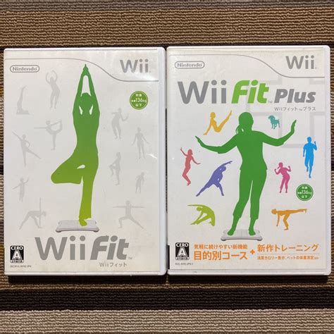 Wii Wii Fit Wii Fit Plus Wiiフィットプラス 2本セット｜PayPayフリマ