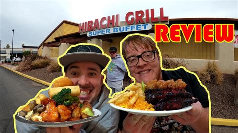 ALL YOU CAN EAT HIBACHI GRILL SUPER BUFFET REVIEW!!!! - YouTube