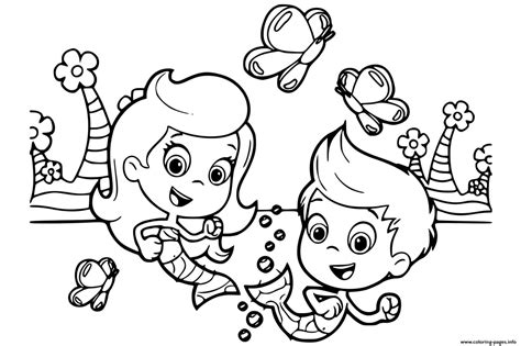 Bubble Guppies Molly Coloring Pages At Getcolorings Com Free Printable ...