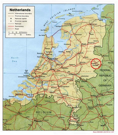 Enschede Map - Netherlands