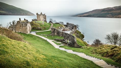 Urquhart Castle, Loch Ness, Inverness, Scotland, United Kingdom ...