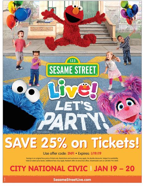 Sesame Street Live Bay Area: WIN Tickets Now, Plus Save 25% - 24/7 ...