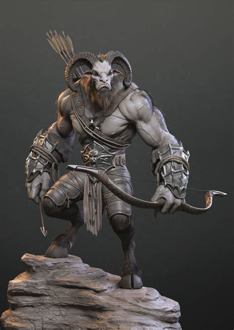 ArtStation - Satyr, Arun Aggarwal | Zbrush character, Concept art ...