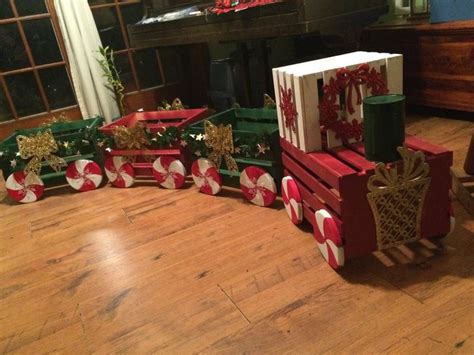 Pin by Kathy Brown on My Christmas crate train | Christmas crafts ...