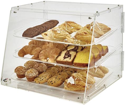 Winco ADC-3, 3 Tier Bakery Display Case w/ Rear Door