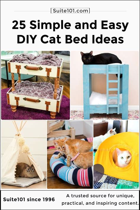 25 DIY Cat Bed Ideas You Can Make - Suite 101