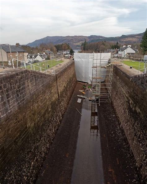 Caledonian Canal Fort Augustus Dewatered © valenta :: Geograph Britain ...