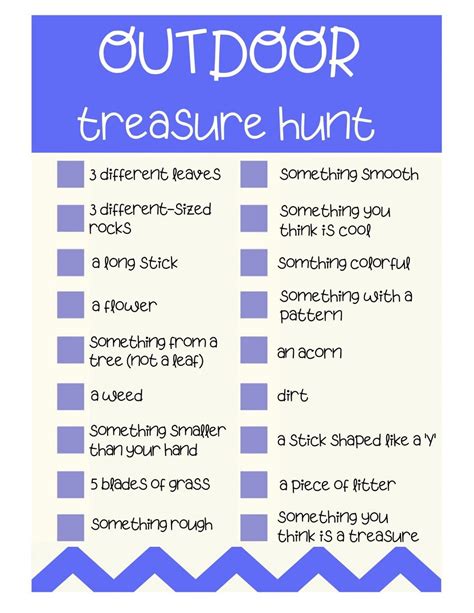 Scavenger Hunt Ideas For Students