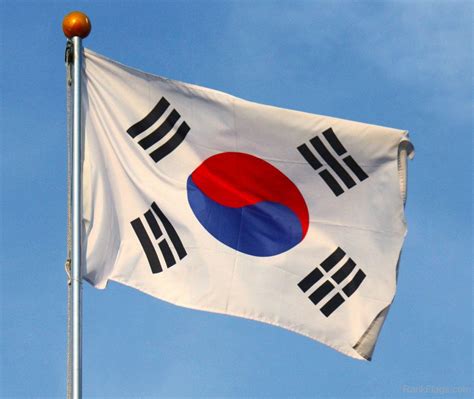 National Flag Of South Korea - RankFlags.com – Collection of Flags