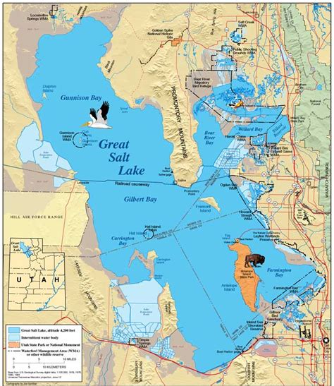 Online Maps: Great Salt Lake Map