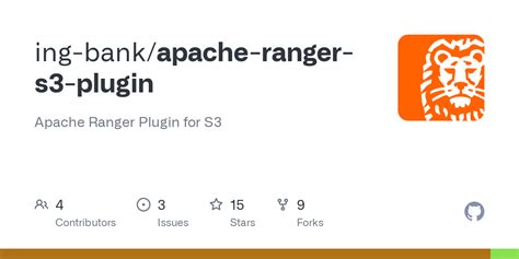 GitHub - ing-bank/apache-ranger-s3-plugin: Apache Ranger Plugin for S3