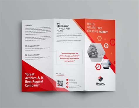 Aeolus Corporate Tri-Fold Brochure Template 001159 - Template Catalog