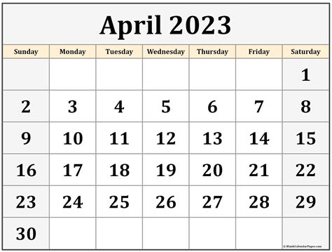 april 2023 calendar free printable calendar - april 2023 calendar free ...