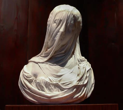 marble statue of woman with veil | AongKing Sculpture