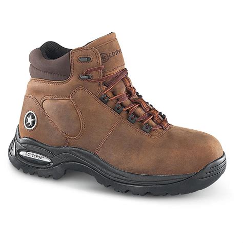 Men's Converse® Waterproof 6" Composite Safety Toe Sport Boots, Brown ...