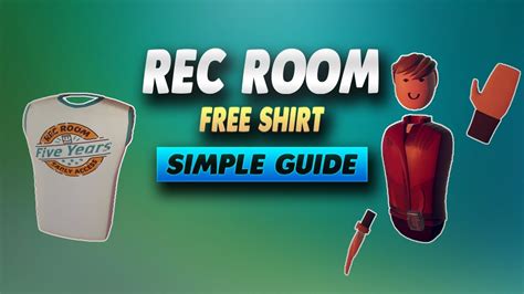 Rec Room Free Shirt - Simple Guide - YouTube