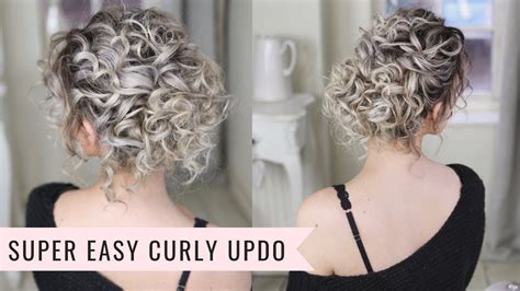 10 Stunning Updo Hairstyles for Medium Curly Hair to Try Today - Get ...