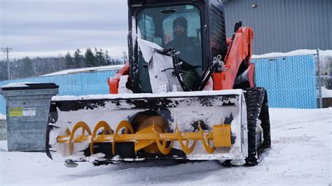 Selecting the Right Skid Steer Snow Blower | Featuring the FFC Snow ...