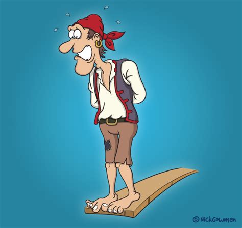 Walk The Plank Cartoon - Cartoon Illustration in Salisbury, Wiltshire ...