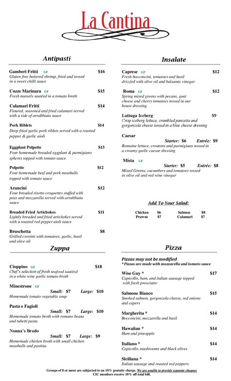 La Cantina Menu, Menu for La Cantina, Bridgeland, Calgary - Urbanspoon ...