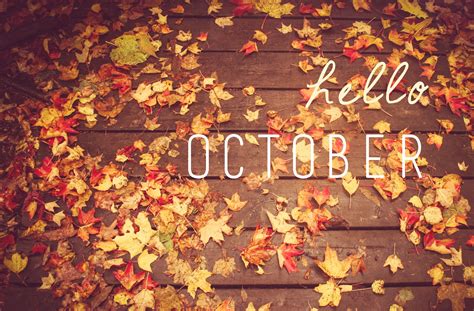 Hello October | Hello october images, Hello october, October wallpaper