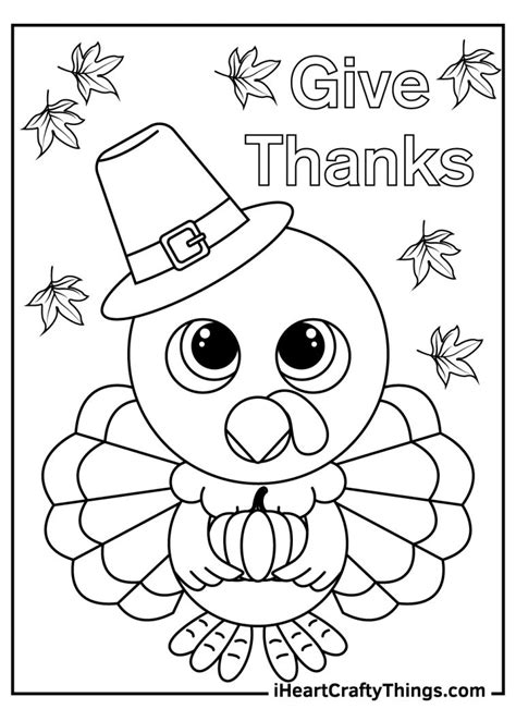 Cute Coloring Pages Thankful Thanksgiving Coloring Pages | Hot Sex Picture