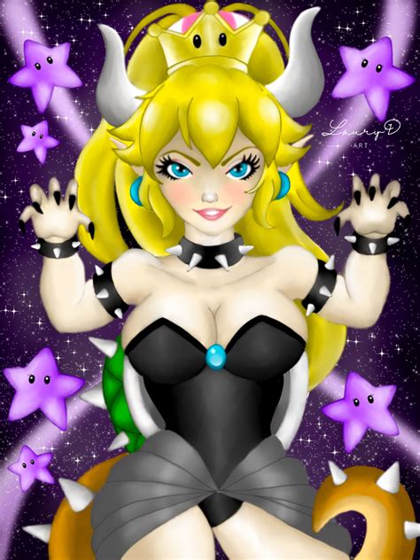 Bowsette New Super Mario Bros Fan art by LauryD on DeviantArt