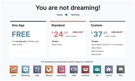 Odoo Pricing | Discover Odoo Plans