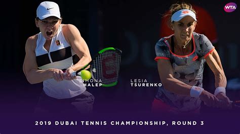 Highlights: Simona Halep vs. Lesia Tsurenko, R16 - Dubai Duty Free ...