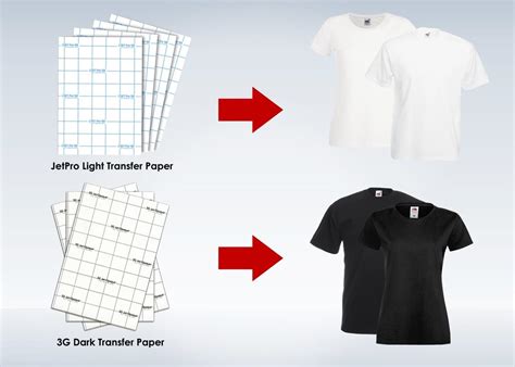 T Shirt Printing using Light and Dark Transfer Paper