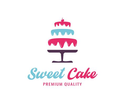 Creative Cake Logo Design, Birthday Party Cake Logo Template 15480907 ...