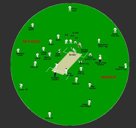 Cricket Fielding Position Names | CricketBio