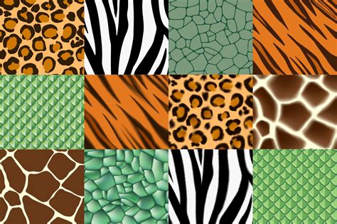 Animal print seamless pattern pack | Background Graphics ~ Creative Market