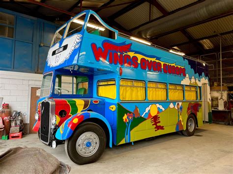 Wings Over Europe: Paul McCartney's 1972 tour bus restored - BBC News