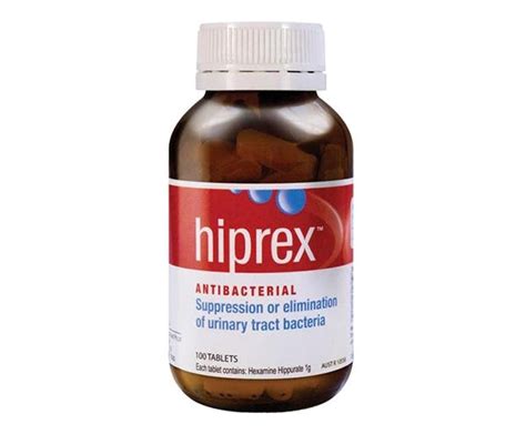 Hiprex Urinary Tract Antibacterial 100 Tablets – Trident Pharmacy