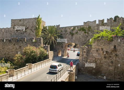 Rhodes Old Town Stock Photo - Alamy