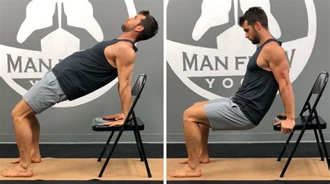 Challenging Chair Yoga Exercises - Man Flow Yoga